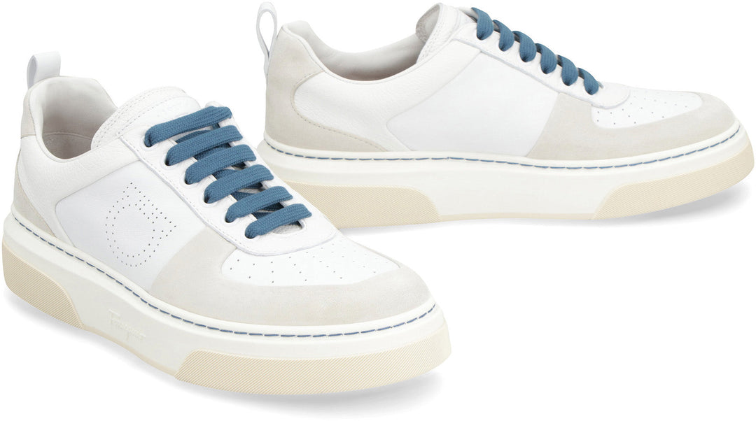 LEATHER LOW-TOP SNEAKERS