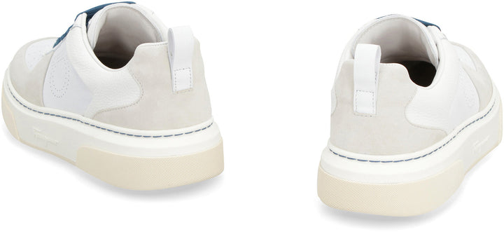 LEATHER LOW-TOP SNEAKERS