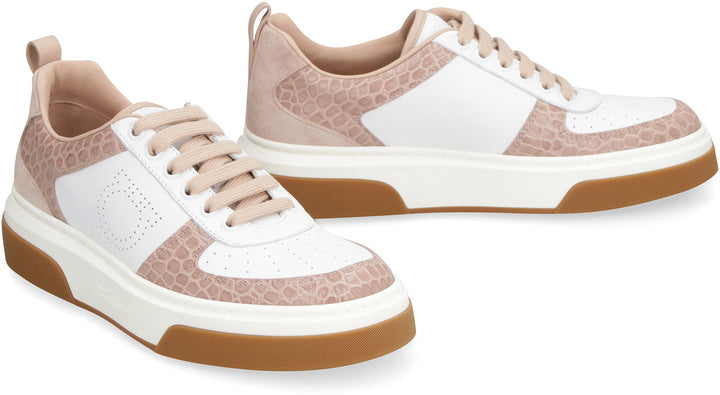 LEATHER LOW-TOP SNEAKERS