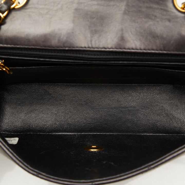 Top Quality Chanel Diana 23 Chain Shoulder Bag Black Lambskin Leather Ladies Chanel