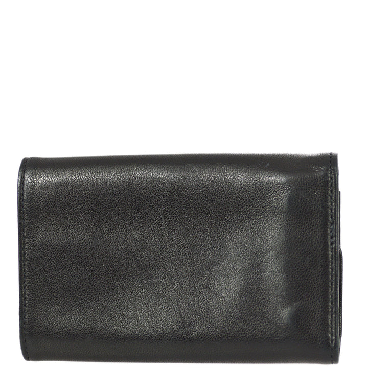 Top Quality Chanel 1997-1999 Key Case Black Lambskin Small New