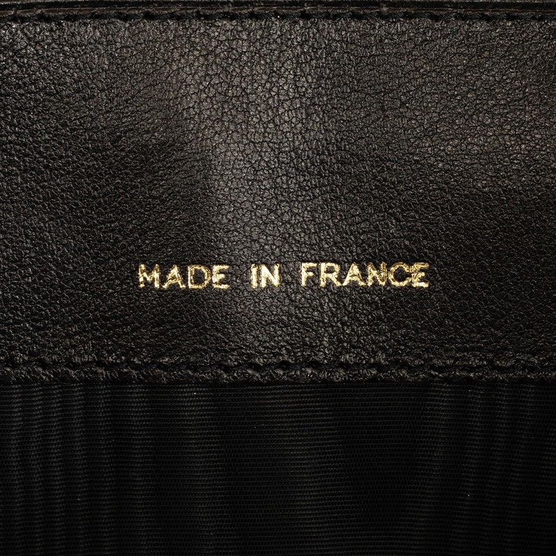 Top Quality Chanel Double Folded Wallet Lambskin Black Ladies