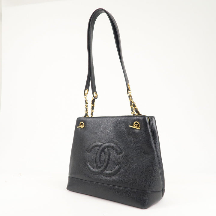Top Quality Chanel Caviar Skin Coco Mark Chain Tote Bag Shoulder Bag
