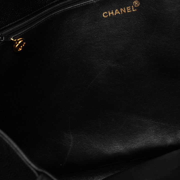 Top Quality Chanel Coco Handbag Tote Bag Unclear Black Leather  CHANEL