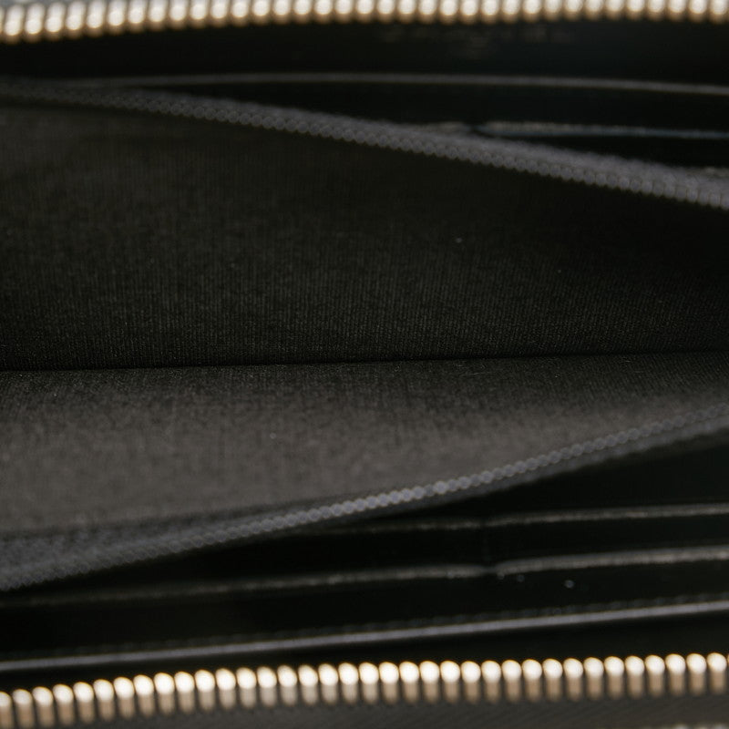 Top Quality Chanel Long Zip Wallet in Tweed Denim Blue