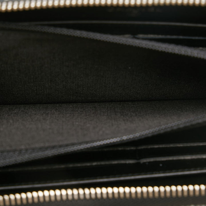 Top Quality Chanel Long Zip Wallet in Tweed Denim Blue