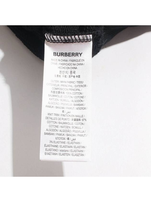 Burberry Front Logo Print Sweatshirt Black