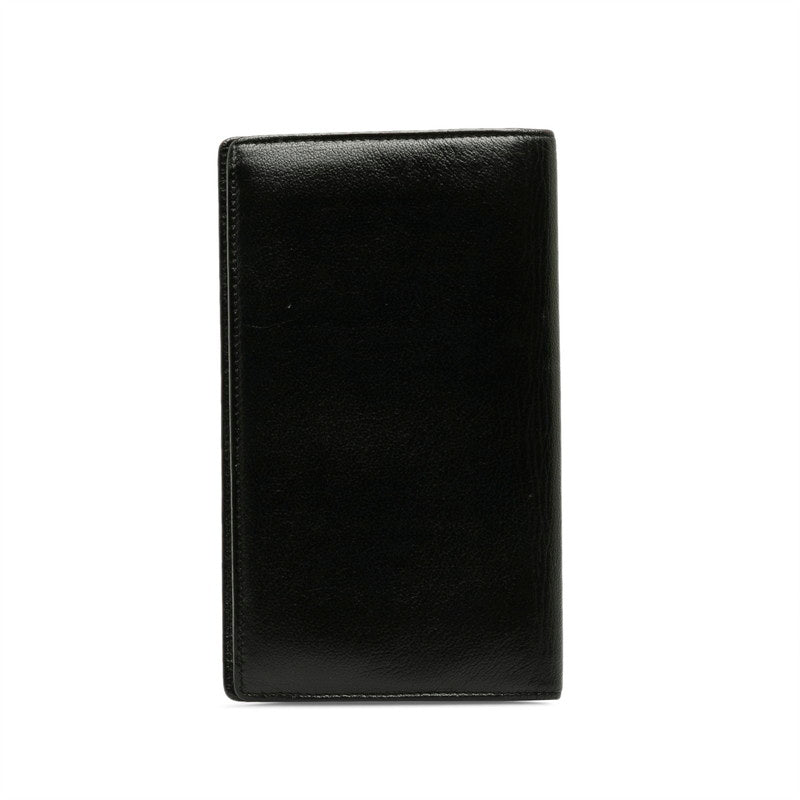 Top Quality Chanel Coca-Cola Jacket Motif Long Wallet Black Leather Lady Chanel