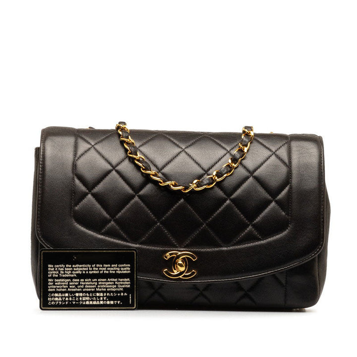 Top Quality Chanel Matrace Dianaflap Chain Shoulder Bag Black G   Chanel
