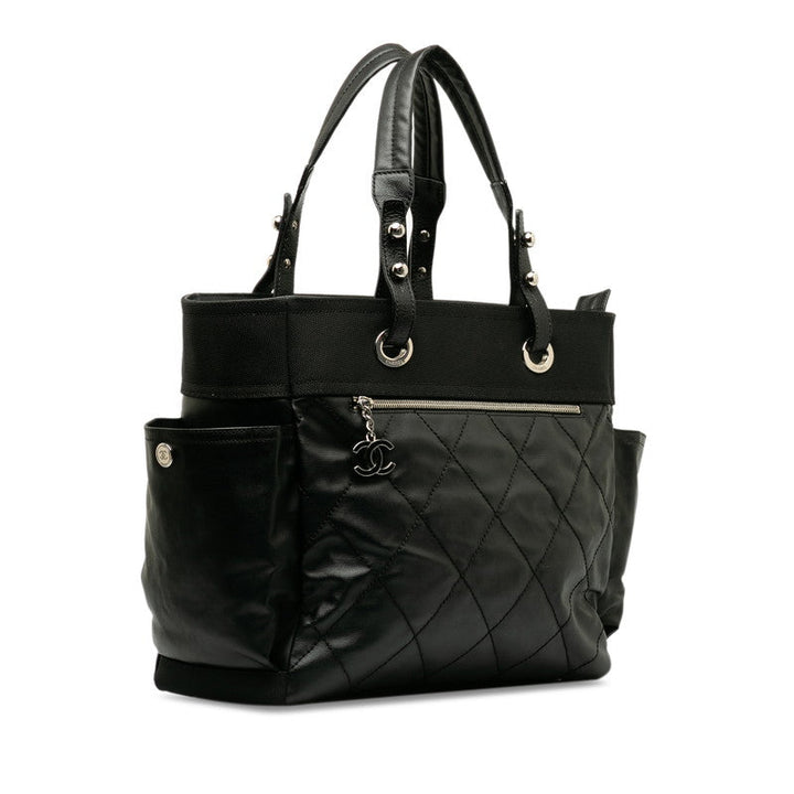 Top Quality Chanel COCOMARK PARIBIARITZ GM Tote BAG BLACK PVC LINKS LEADER LADY Top Quality Chanel SHOPPING MARKET SHOPPING CHANEL