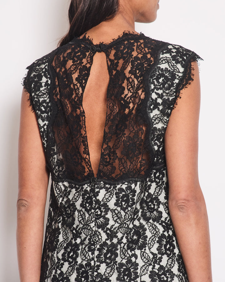 Top Quality Chanel Black Double Breasted Lace Blazer with Matching Short Sleeve Vest Size FR 42 (UK 14)