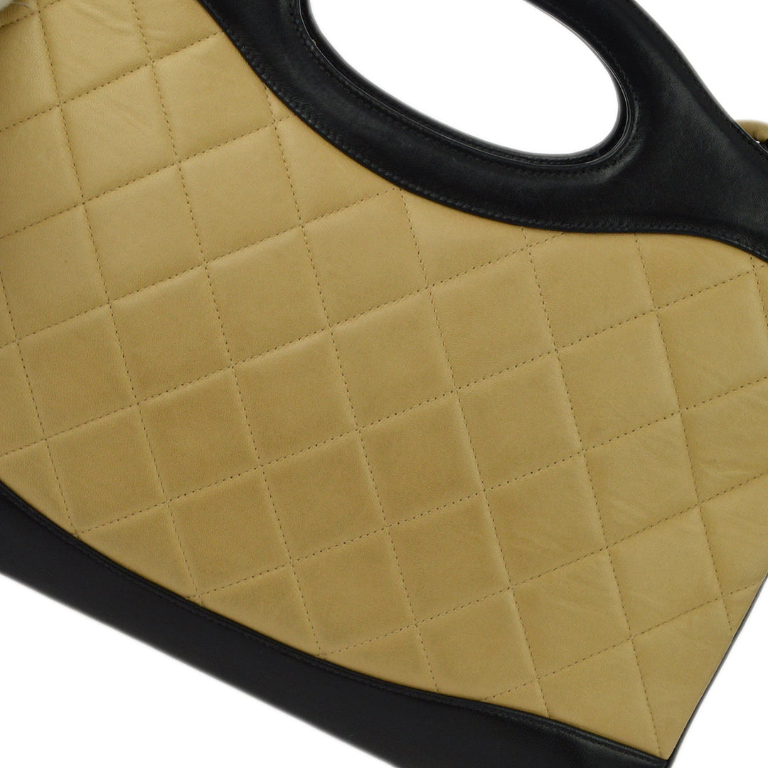 Top Quality Chanel Beige Calfskin Cambon Ligne Tote Handbag