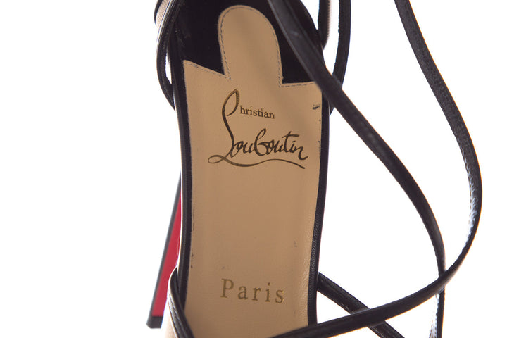 Christian Louboutin Filamenta 120 Black Stilettos SZ 40.5