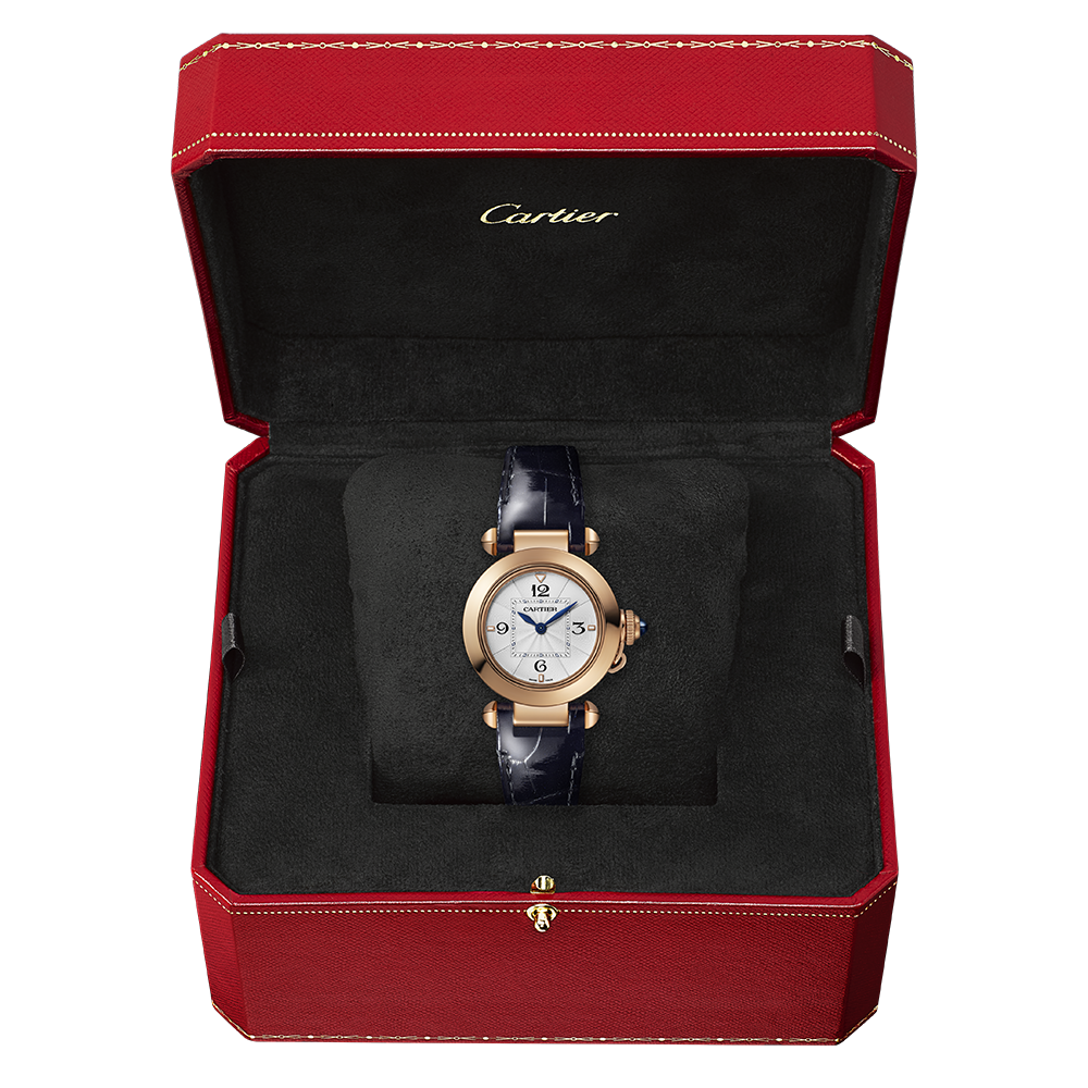 Pasha de Cartier Rose Gold 30mm Watch WGPA0018