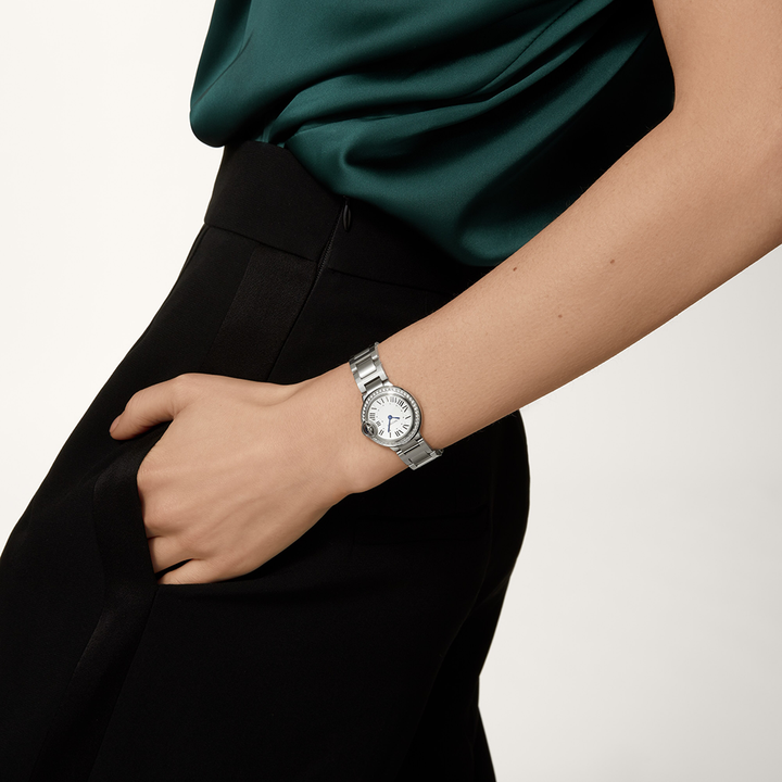 Ballon Bleu de Cartier Steel 28mm Watch W4BB0030