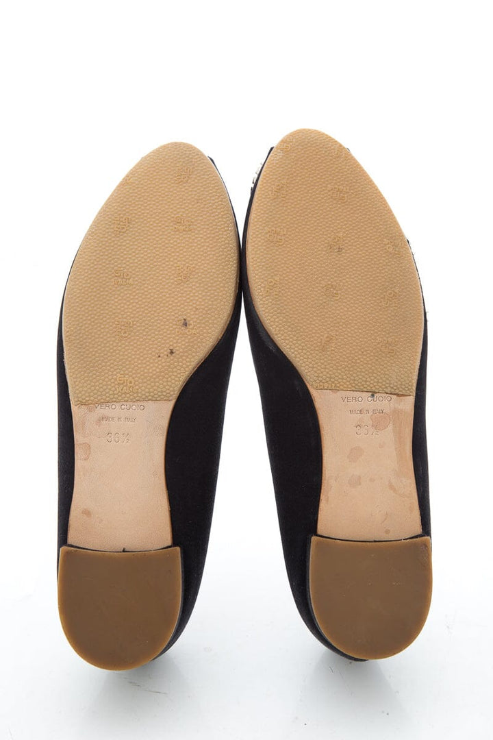 Giuseppe Zanotti Black Flats SZ 36.5