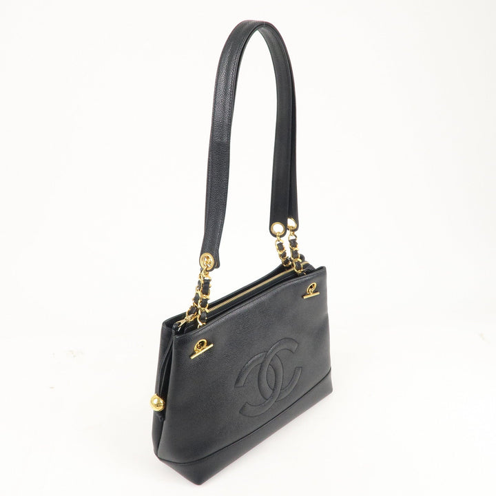 Top Quality Chanel Caviar Skin Coco Mark Chain Tote Bag Shoulder Bag