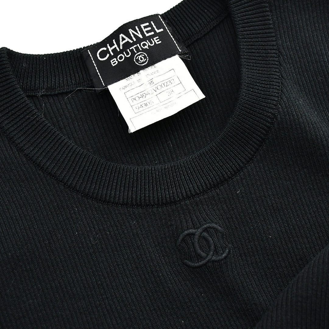 Top Quality Chanel Sleeveless Tops Black