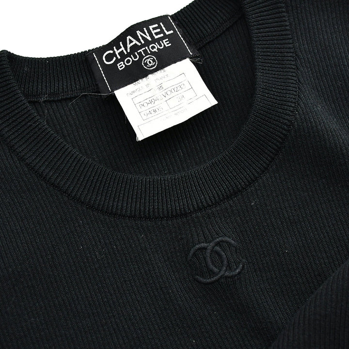 Top Quality Chanel Sleeveless Tops Black