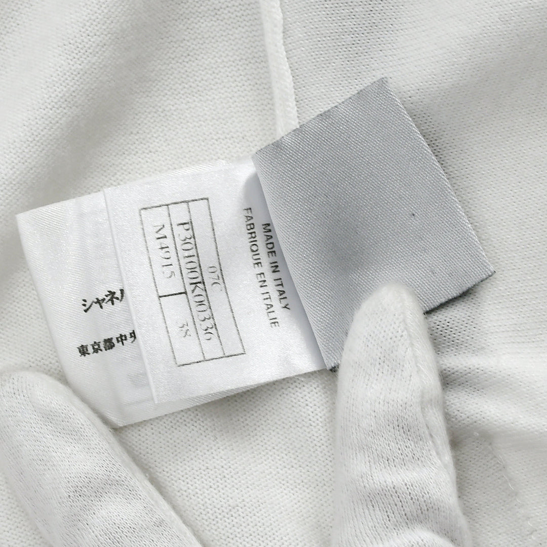 Top Quality Chanel Cruise 2007 Sport Line Hoodie Zip-up Tops White 07C #38