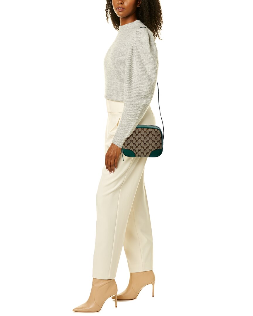 Gucci GG Canvas & Leather Crossbody