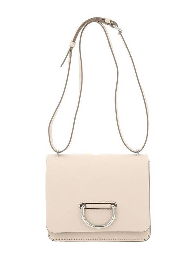 Burberry D-Ring Leather Small Shoulder Bag Beige