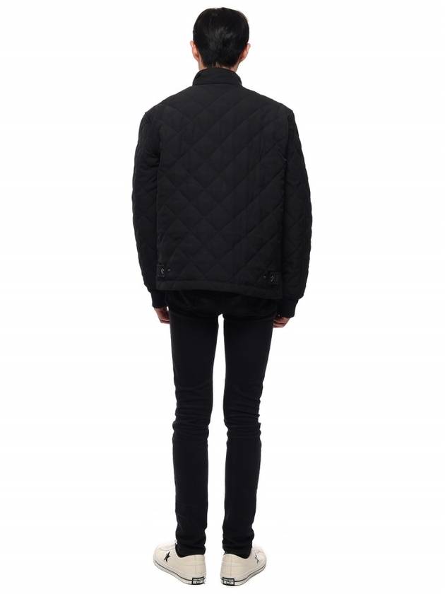 Burberry Diamond Quilted Thermoregulated Jacket Black