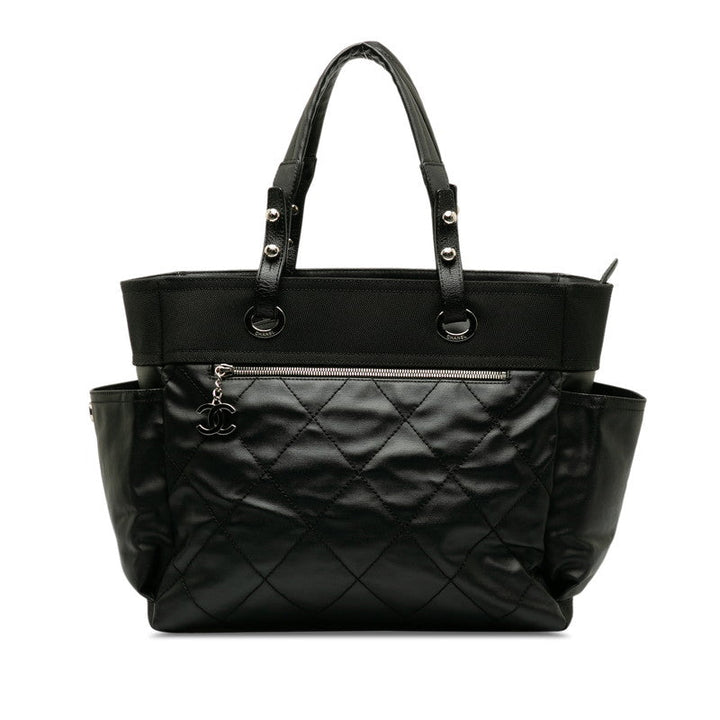 Top Quality Chanel COCOMARK PARIBIARITZ GM Tote BAG BLACK PVC LINKS LEADER LADY Top Quality Chanel SHOPPING MARKET SHOPPING CHANEL