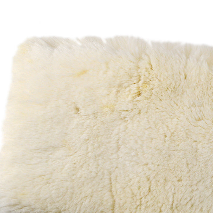 Top Quality Chanel Fur Shawl Scarf White