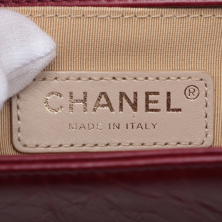 Top Quality Chanel Mini Boy Top Quality Chanel Leather Chain Shoulder Bag V Stick Bordeaux G