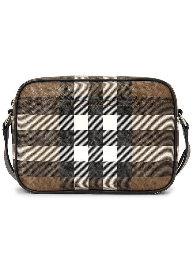 Burberry Men's Check Logo Messenger Cross Bag Brown