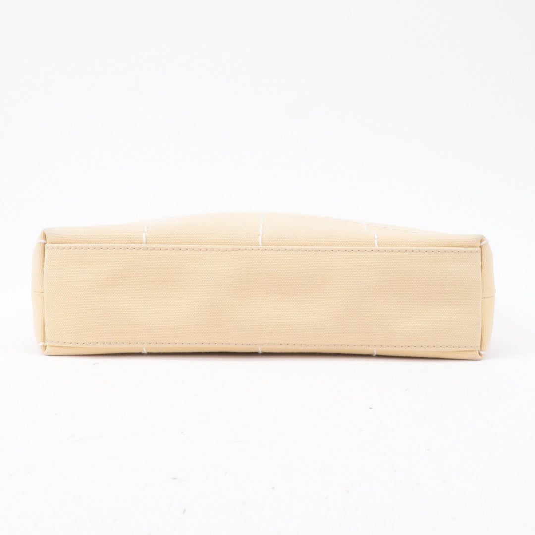 Top Quality Chanel Chocolate Bar Canvas Hand Bag Shoulder Bag Beige