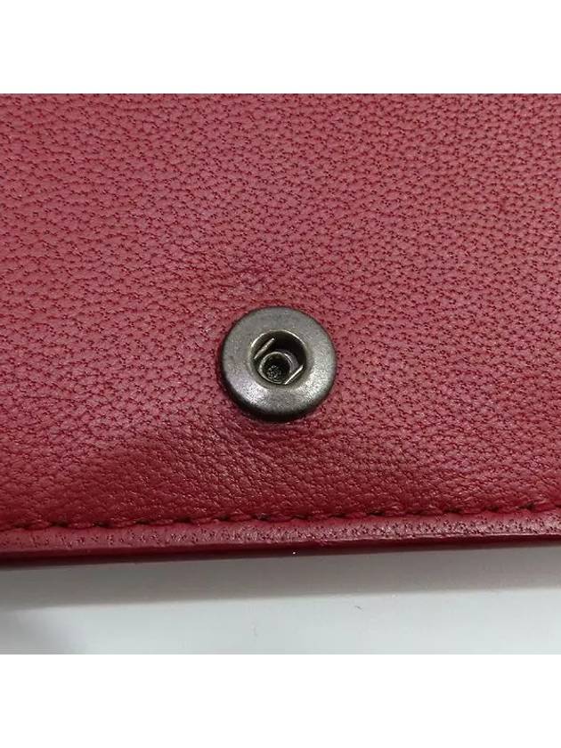 Bottega veneta 598290 Red Intrecciato WOC Mini Cross Bag