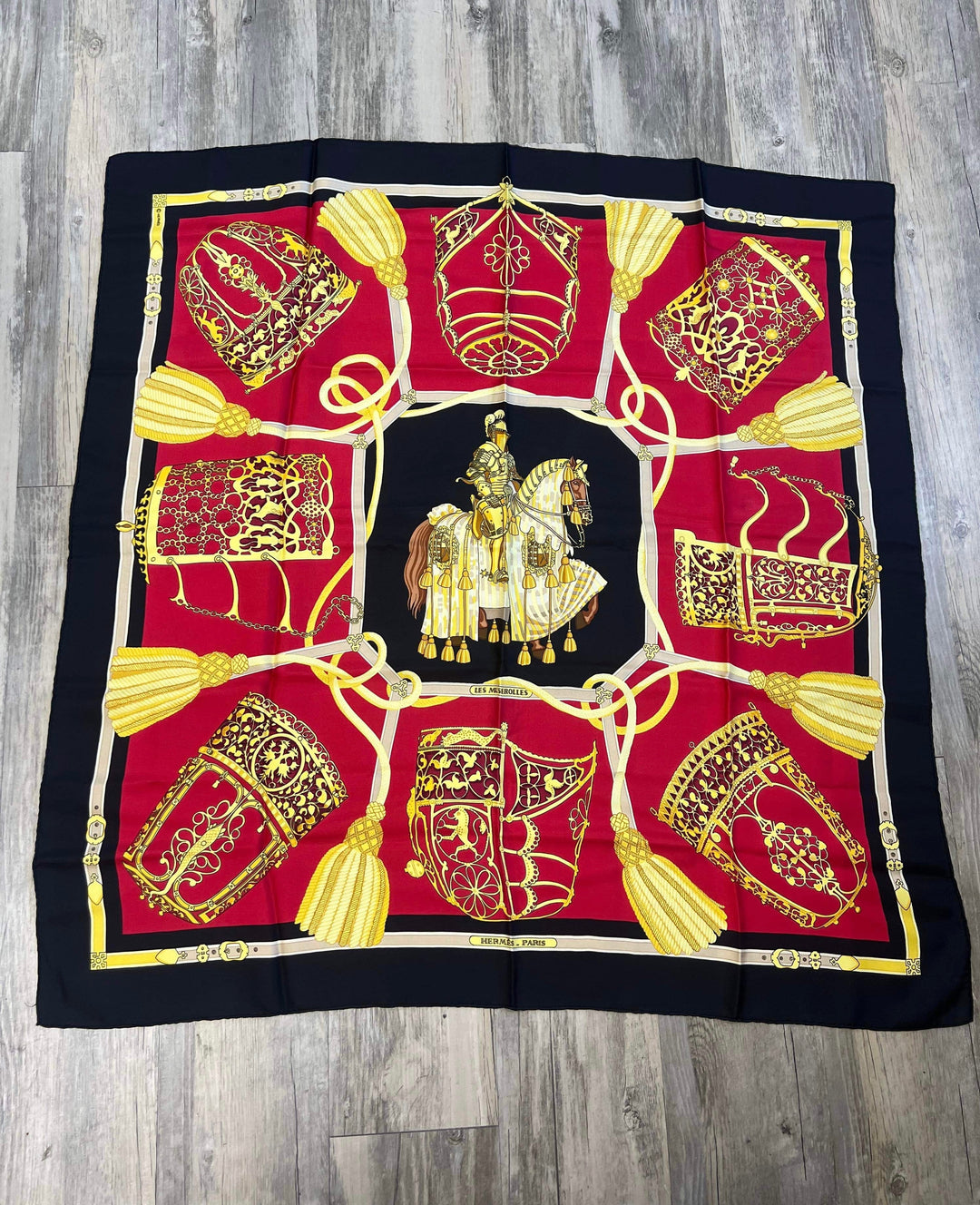 Premium Handmade Hermes Silk Scarf #10