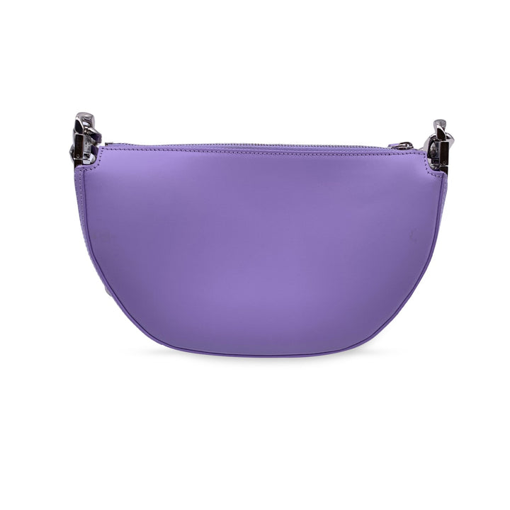Burberry Purple Lillac Leather Mini Olympia Shoulder Bag
