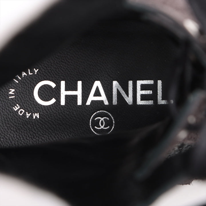 Top Quality Chanel Coco Fabric Shoes 36  Gr G29091 TWIDE