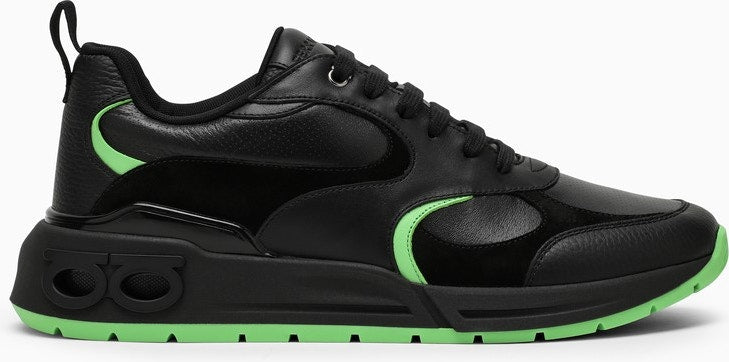 LOW BLACK/NEON GREEN TRAINER