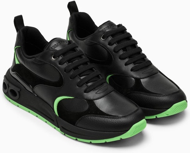 LOW BLACK/NEON GREEN TRAINER