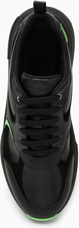 LOW BLACK/NEON GREEN TRAINER