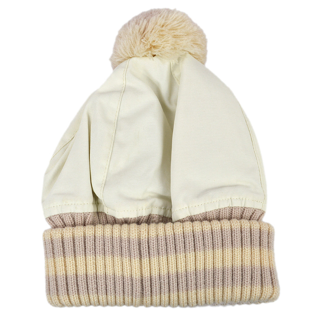 Top Quality Chanel Ivory Sport Line Knitted Hat Small New #M