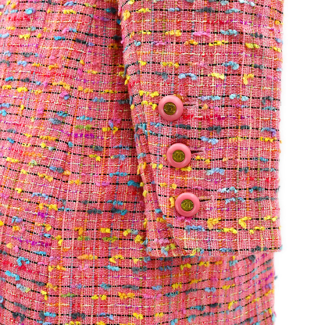 Top Quality Chanel Single Breasted Jacket Pink #38