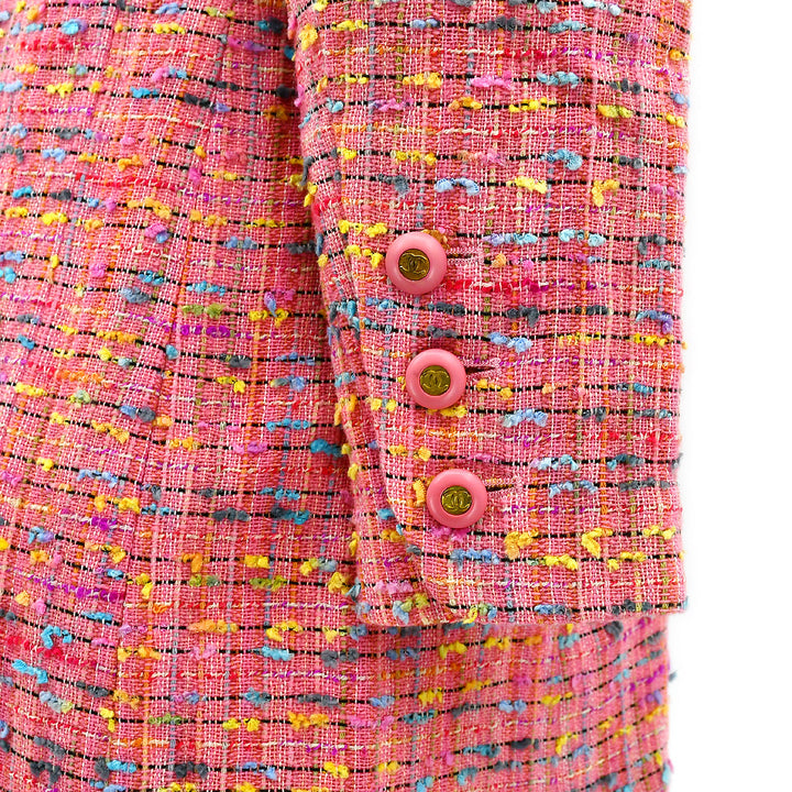 Top Quality Chanel Single Breasted Jacket Pink #38