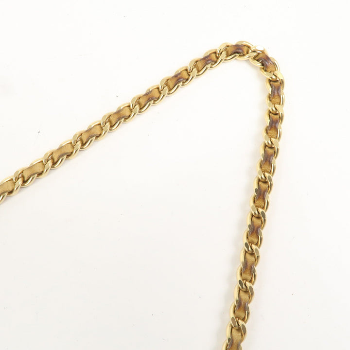 Top Quality Chanel Chocolate Bar Lamb Skin Chain Shoulder Bag Beige A15316