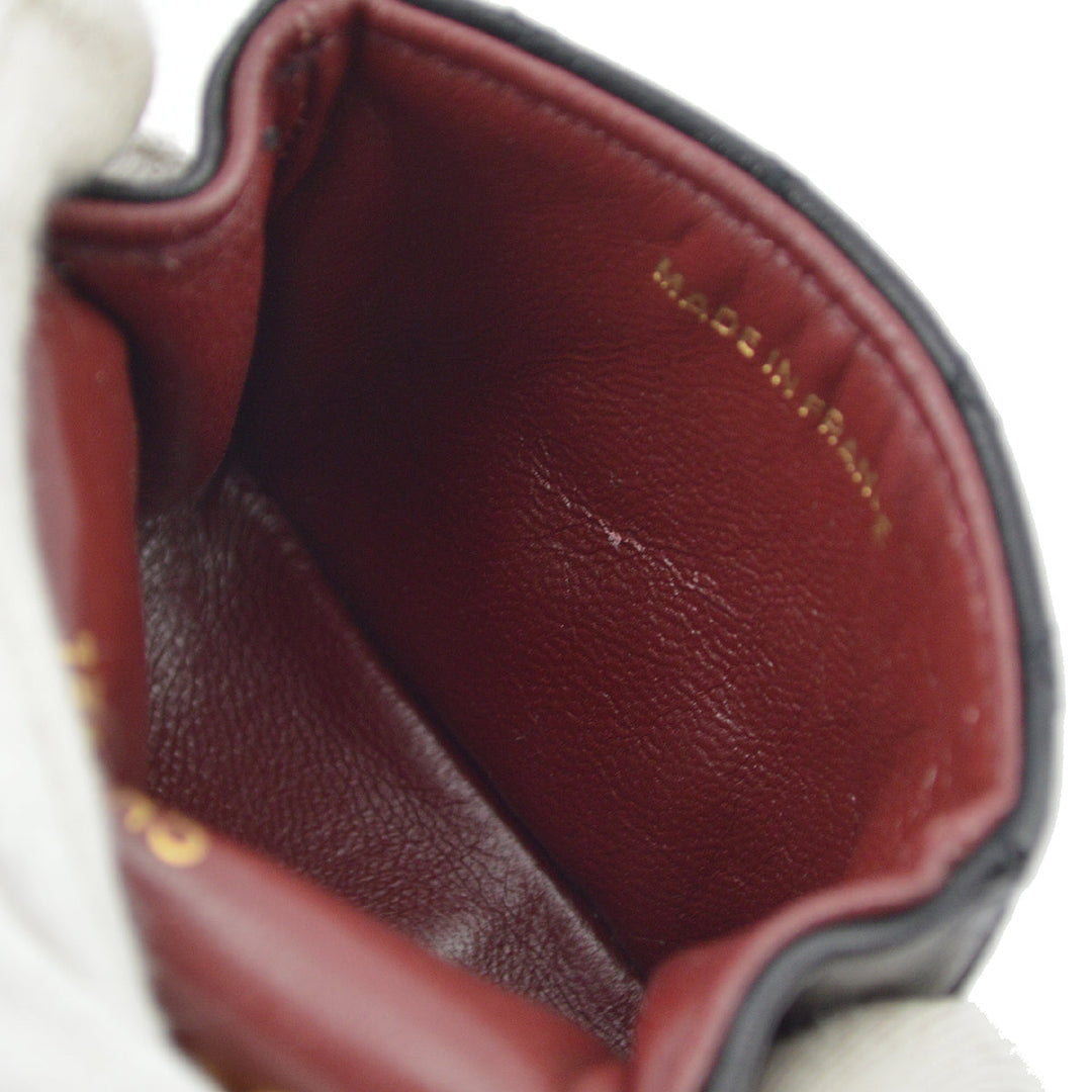 Top Quality Chanel Black Lambskin Classic Flap Micro Bag