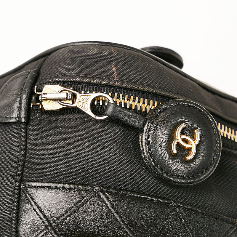 Top Quality Chanel Cocomark Vanity Bag Handbag Black Leather  Chanel