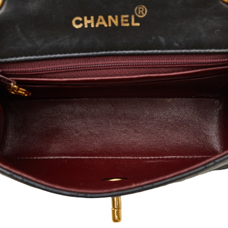 Top Quality Chanel Mini Mattress Cocomark Gold  houlder Bag Black   CHANEL