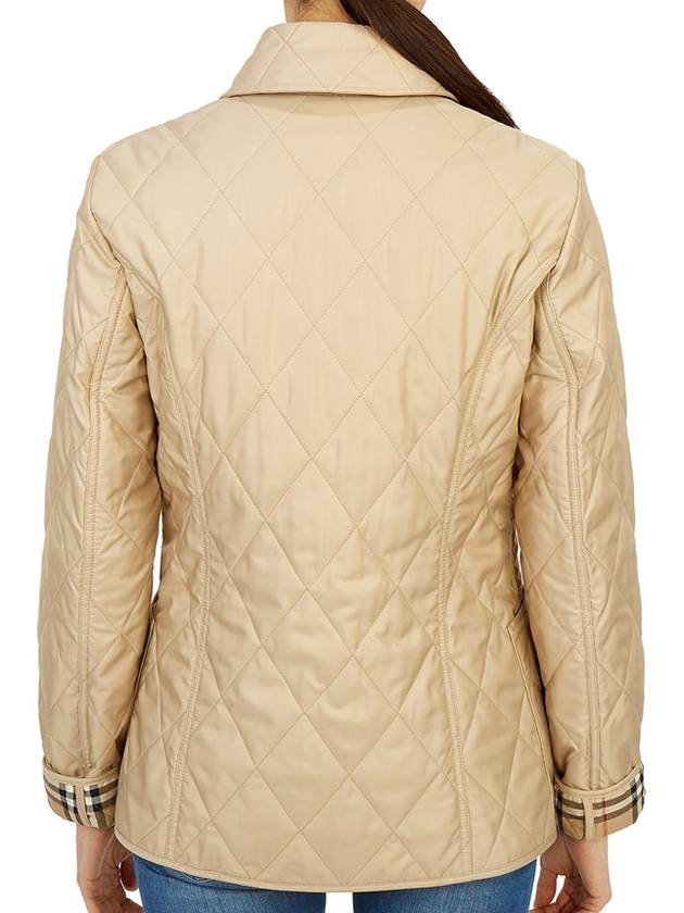 Burberry Diamond Quilted Thermoregulated Jacket New Chino Beige