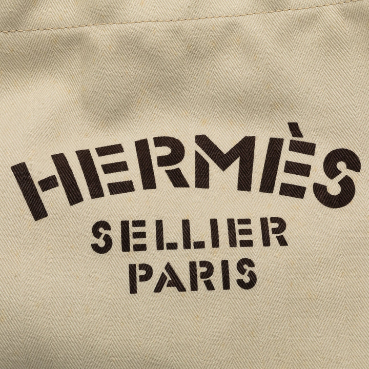 Top quality Hermes Toile Fourre Tout du Cavalier Carryall Tote Satchel