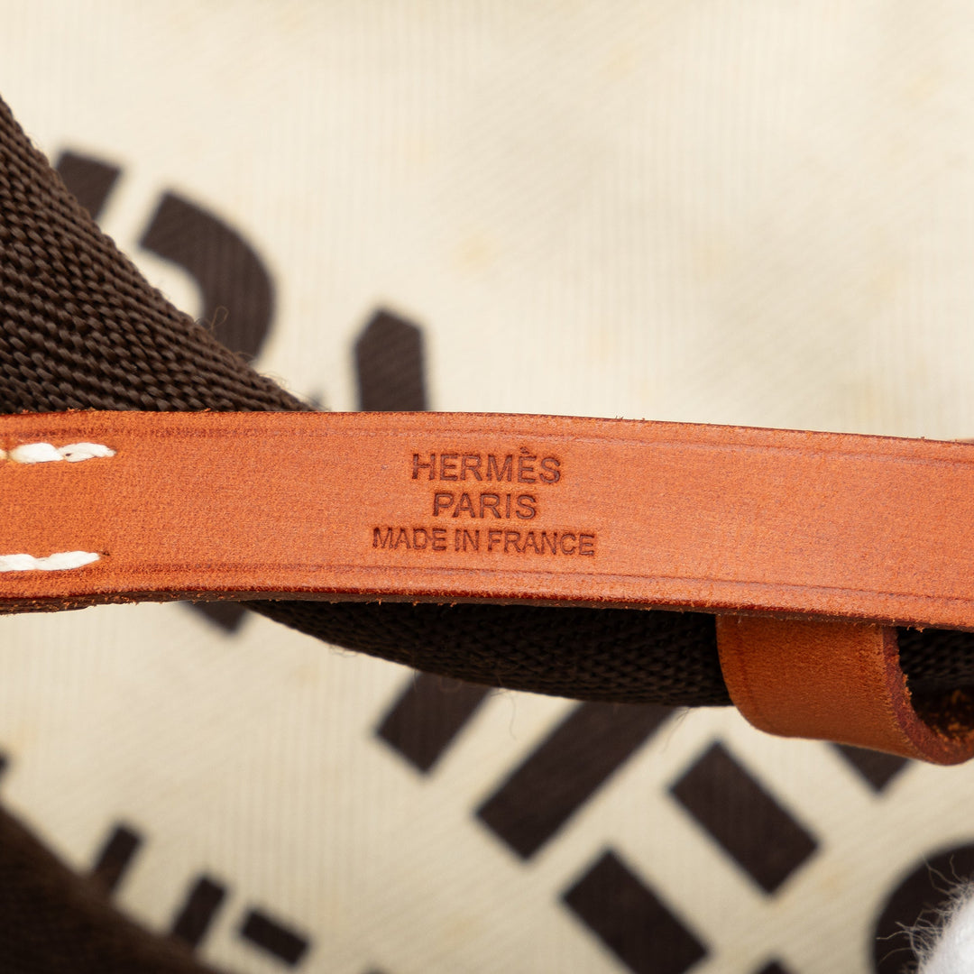 Top quality Hermes Toile Fourre Tout du Cavalier Carryall Tote Satchel