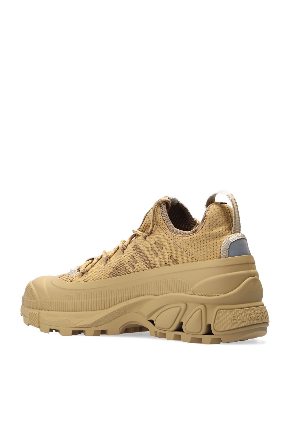 Burberry Khaki Knit Arthur Sneakers Burberry